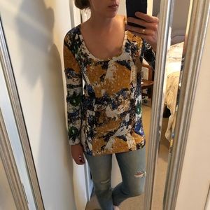 Tory Burch Multicolored Silk Tunic Sz 6